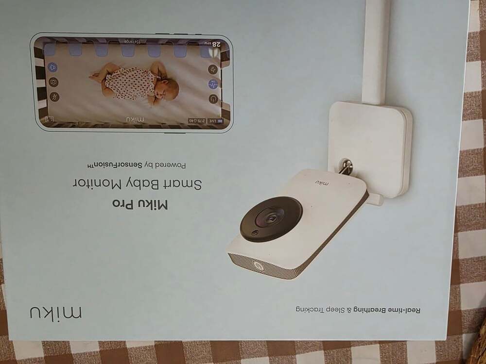 Miku Pro Smart Baby Monitor White